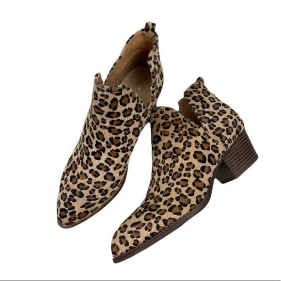 CHINESE LAUNDRY Cortes Faux Fur Leopard Ankle Boot - Picture 6 of 7